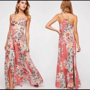 Flowy free people maxi dress